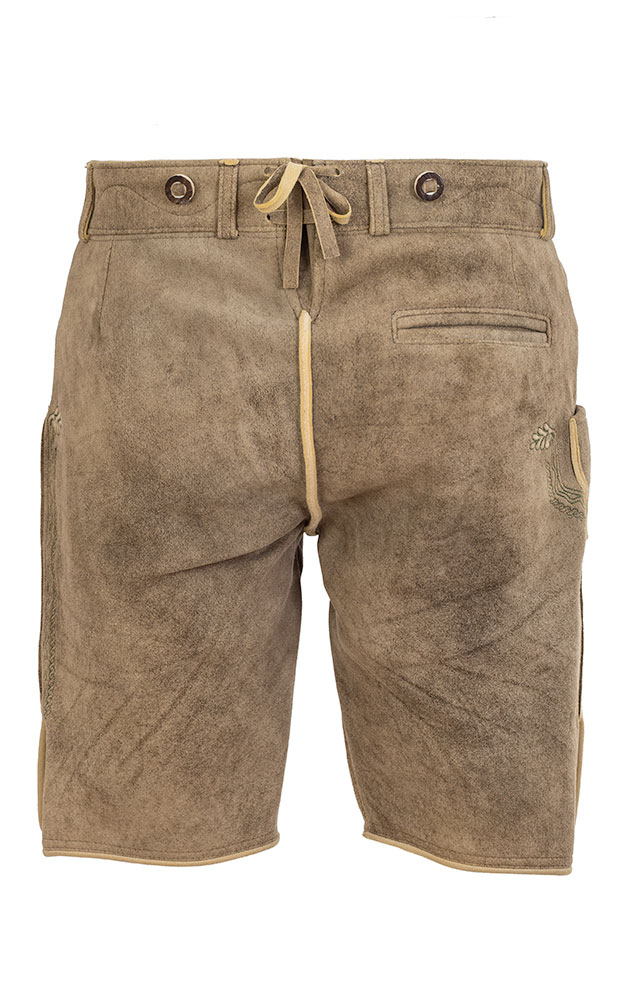 Lederhose Kaiser ohne Träger, urig hell