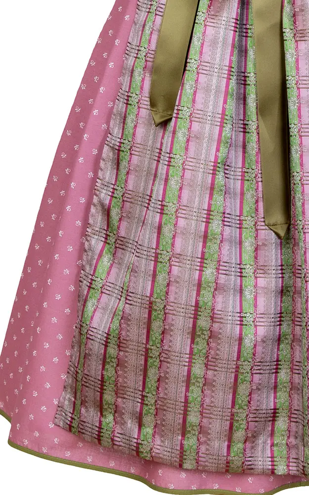 Blusendirndl Angertal altrosa, mit Schürze