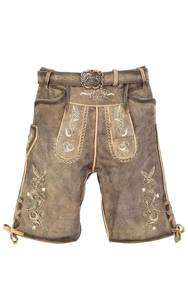 Lederhose 7619, mittelbraun