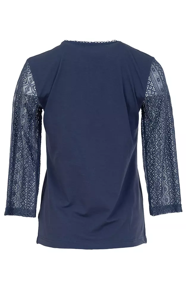 Trachtenshirt 9534 81100, blau