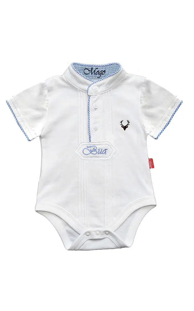Baby-Body kurzarm, blau