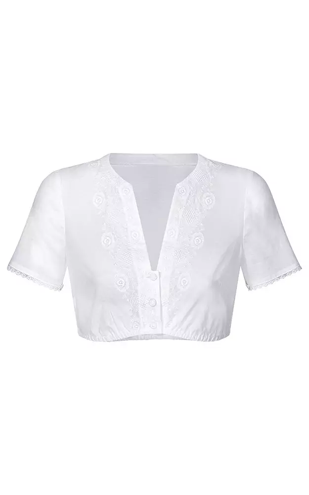 Dirndlbluse Finni, weiß