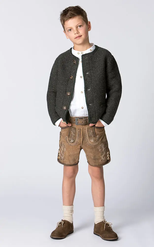 Kinder-Strickjacke, anthrazit