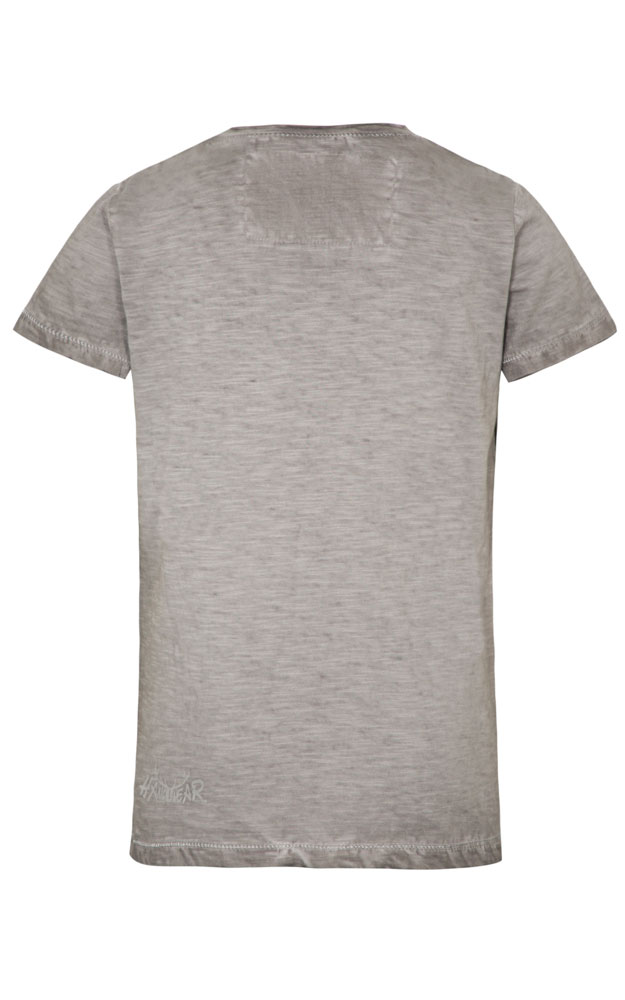 Kinder-Shirt Ausgfuxt, grau meliert