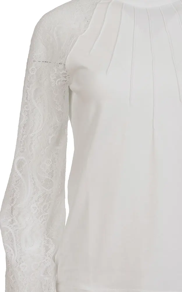 Trachtenbluse 9574 81100, weiß