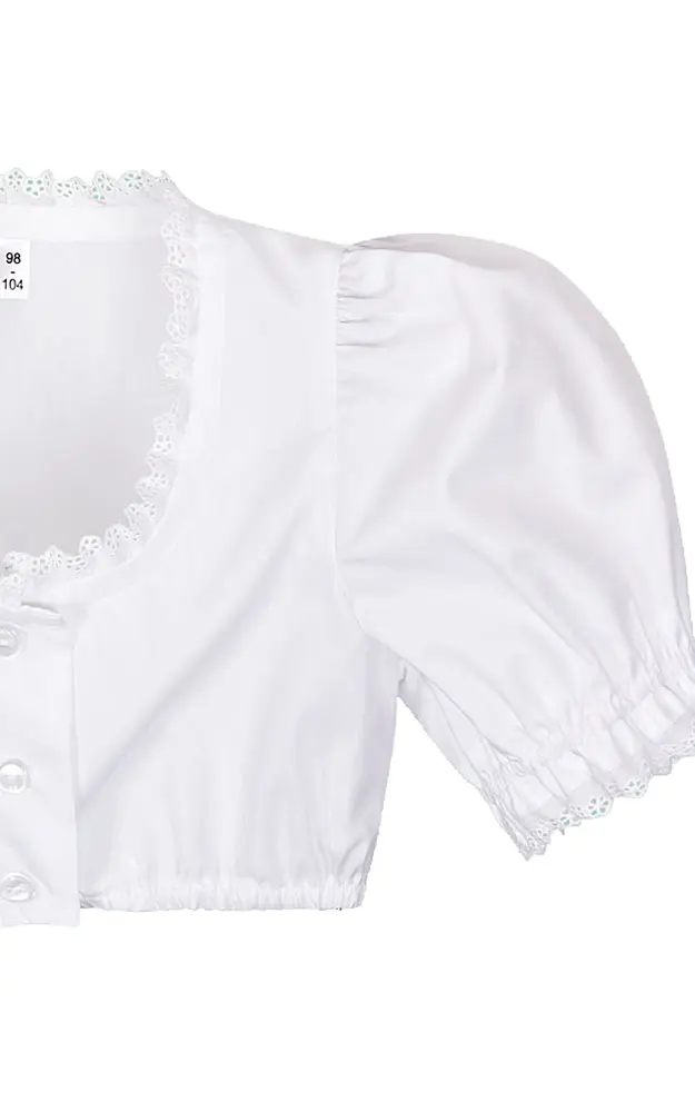 Kinderbluse 15 0125 84, weiß