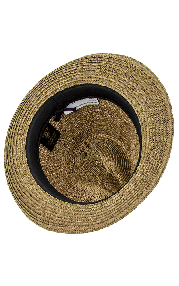 Herrenhut Wuidara Stroh, goldbraun
