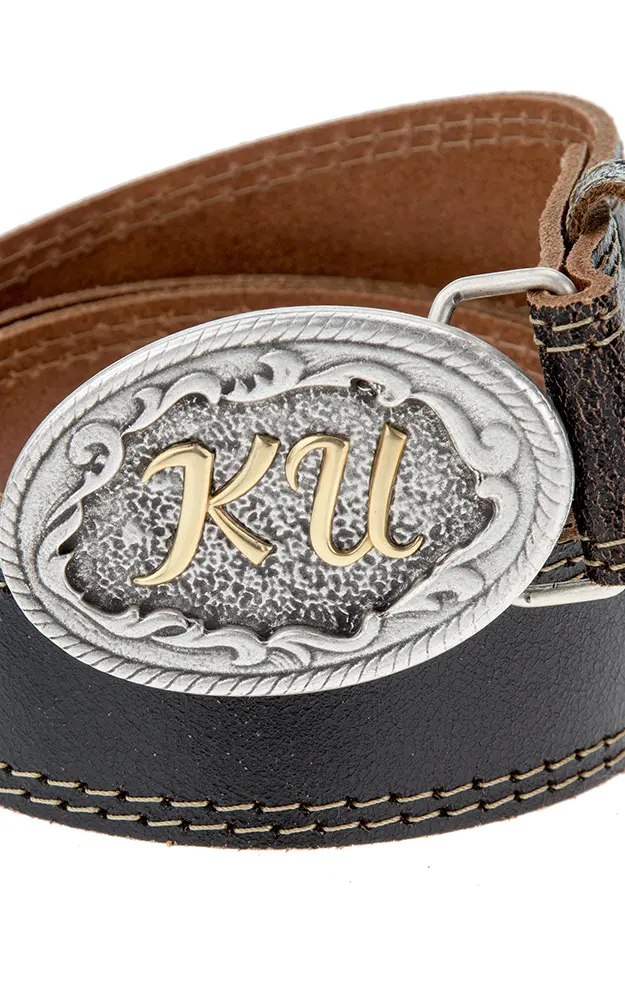 Herrengürtel Initialen Metall