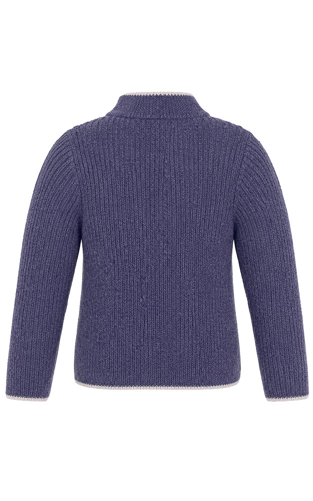 Kinder-Strickjacke Seeon, dunkelblau