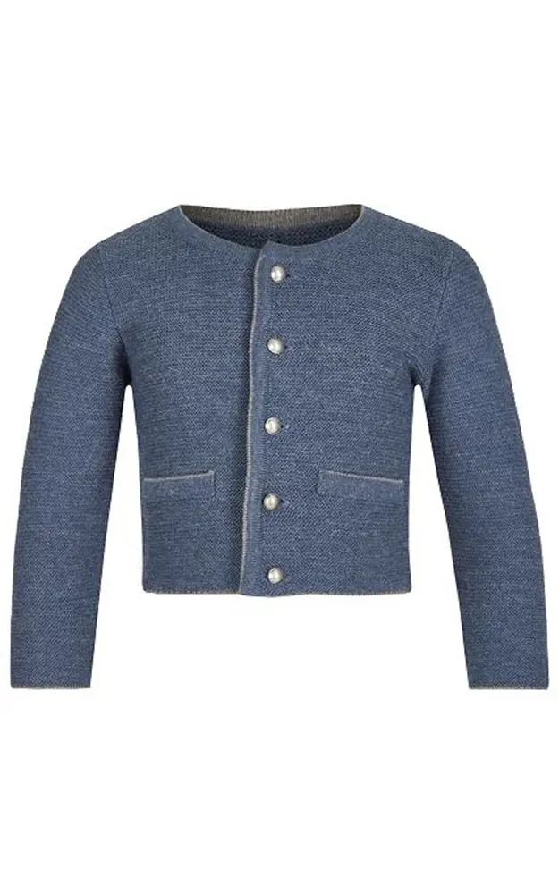 Kinder-Strickjacke Gerlitze, dunkelblau