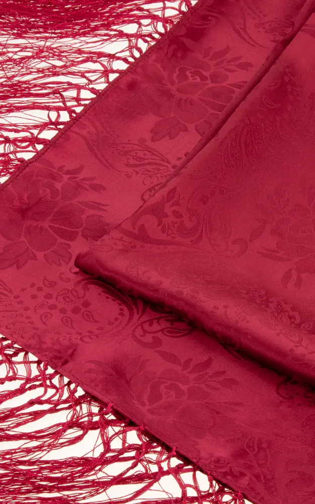 Seidentuch Nr. 20, bordeaux