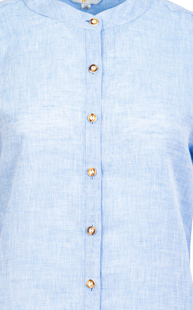 Trachtenbluse Loli, hellblau