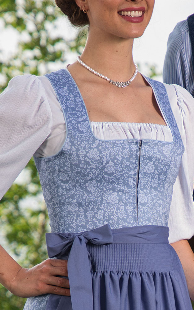 Blusendirndl Abenstal, mit Schürze