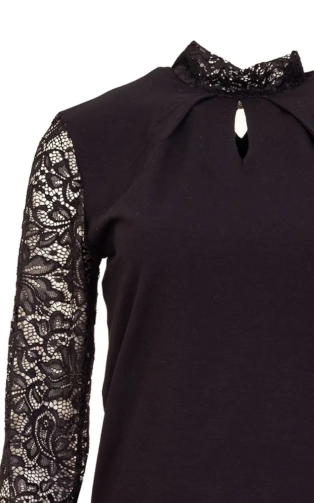 Trachtenbluse 9605 81100, schwarz