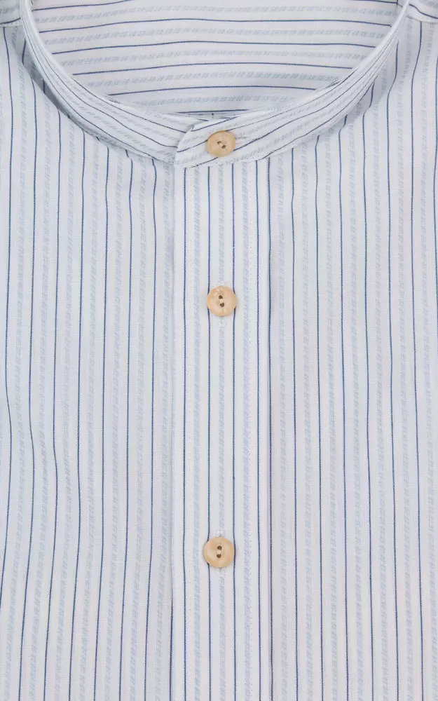 Hemd 03 13325p, blau/weiß gestreift