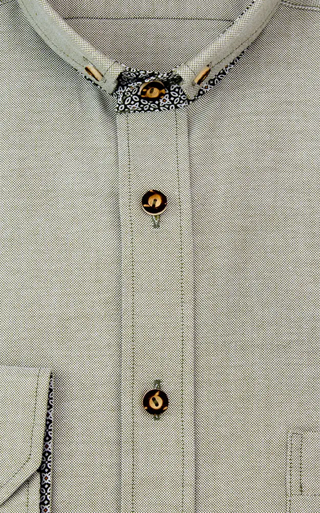 Hemd 3019 16117, beige tanne - Slim fit