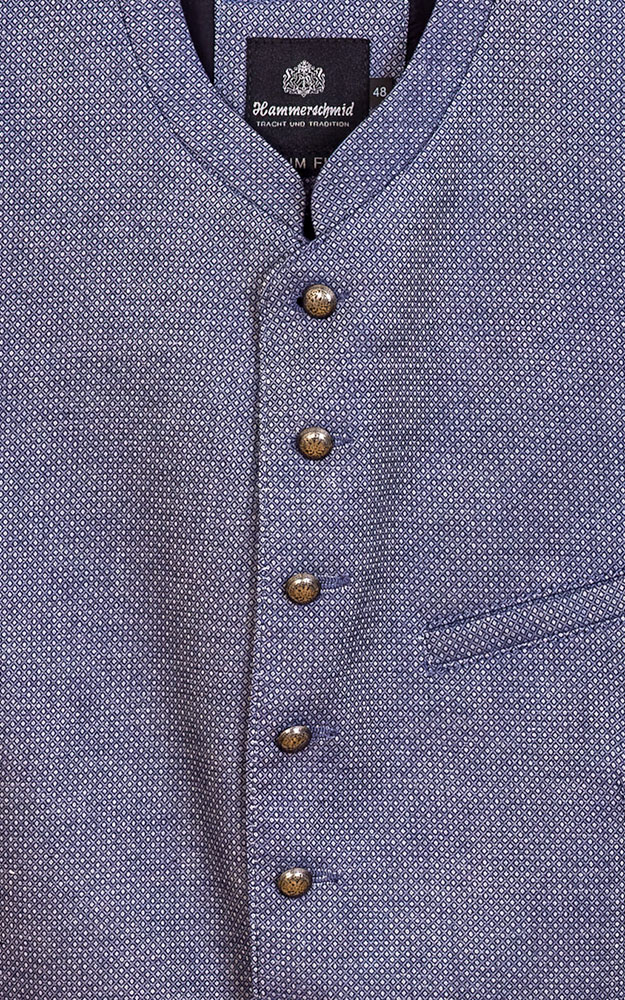 Weste Carlo, blau