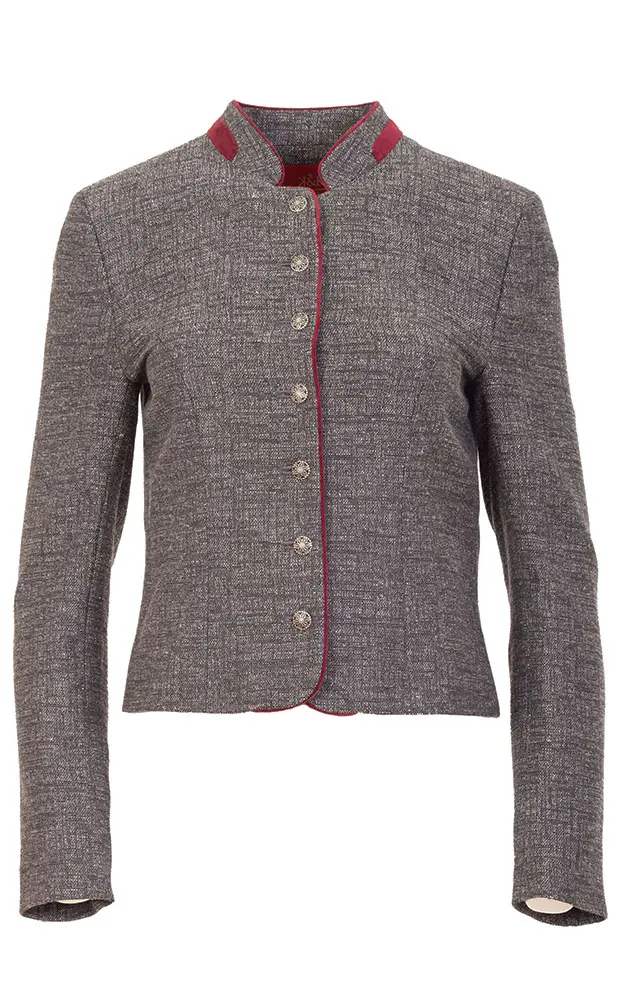 Jacke Irmi, anthrazit meliert