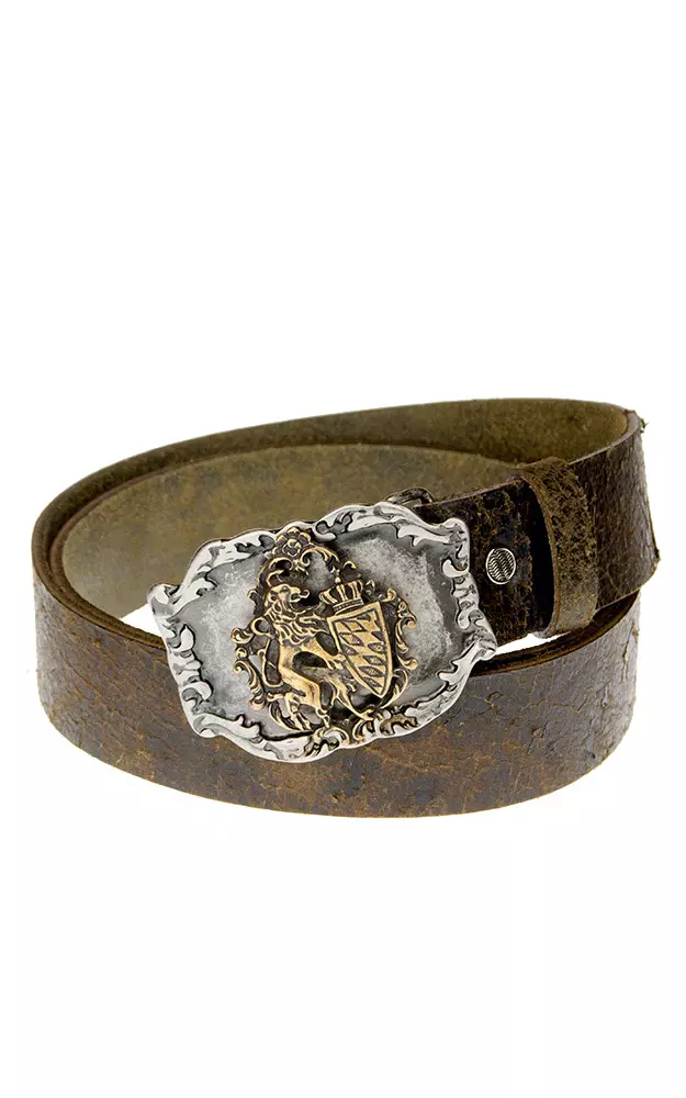 Herrengürtel Nr. 69 Löwe m. Wappen