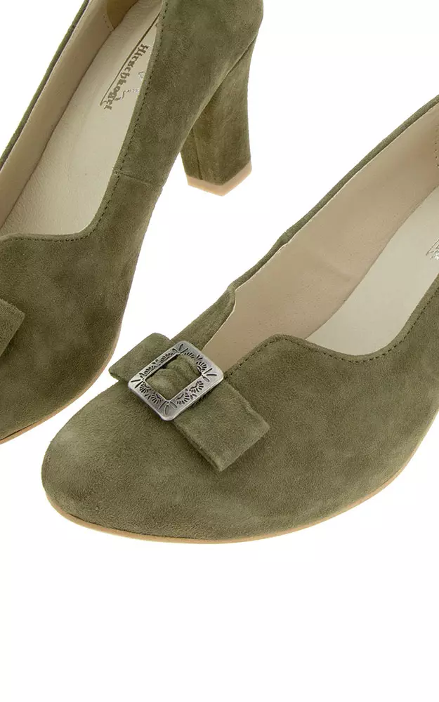 Velours-Schuhe 3007820046, khaki