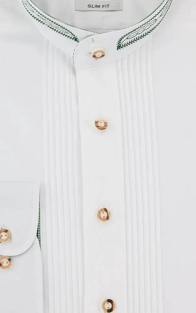 Hemd Alex, weiß SK Stick grün