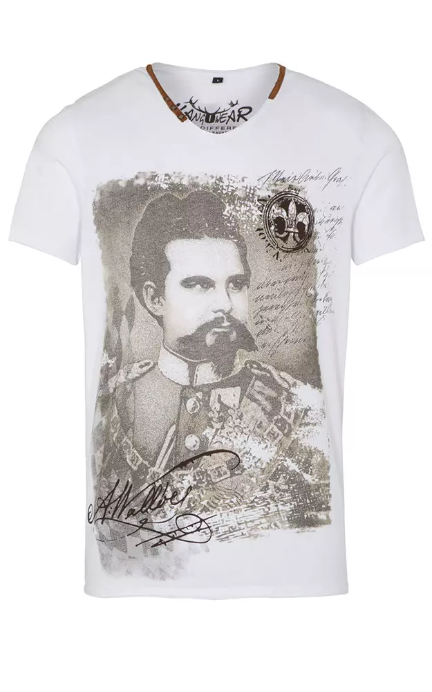 T-Shirt Ludwig 2, weiß