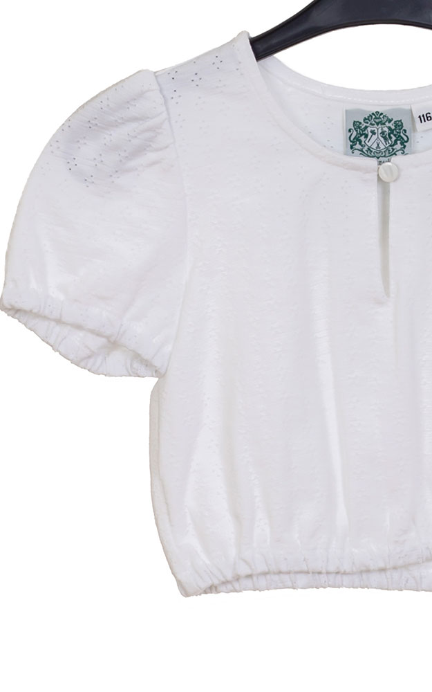 Kinderbluse Caro, weiß