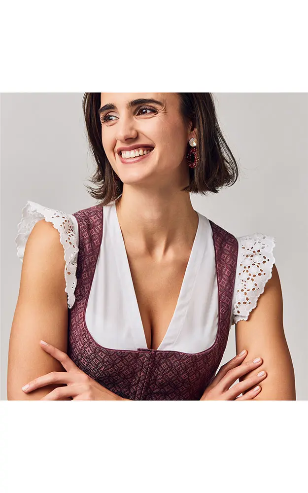 Dirndlbluse 01 10308SL, weiß