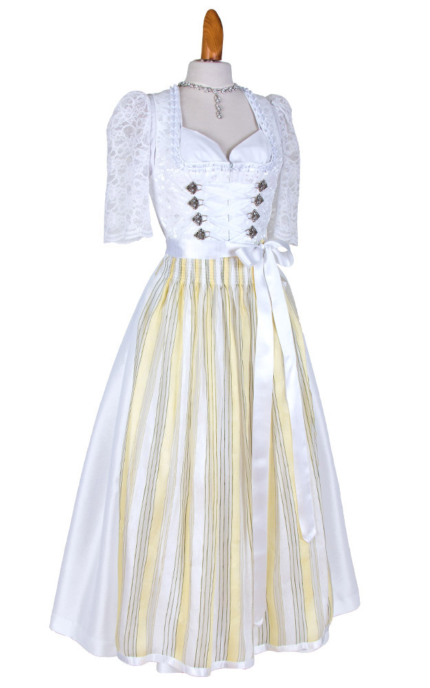 Blusendirndl Schwanensee /E weiß, ohne Schürze