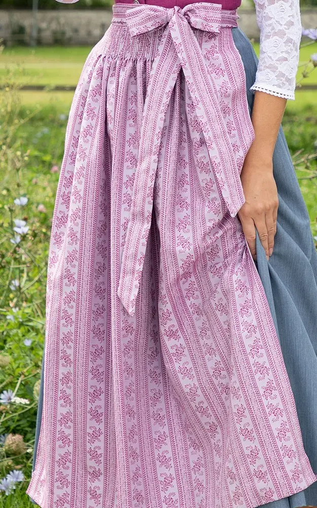 Schürze Attersee Extra, beere Streifen