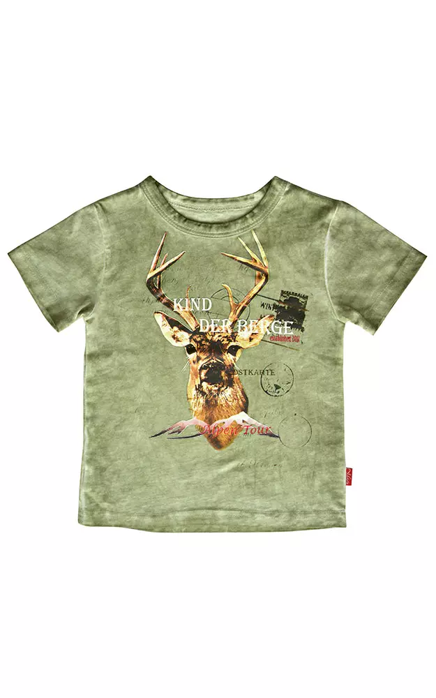 T-Shirt Berge, grün