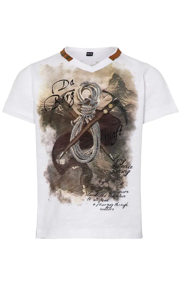 Kinder-Shirt Emilio, weiß