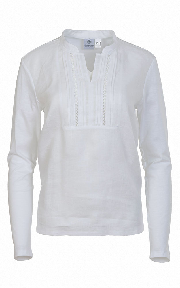 Trachtenshirt Josefine, weiß
