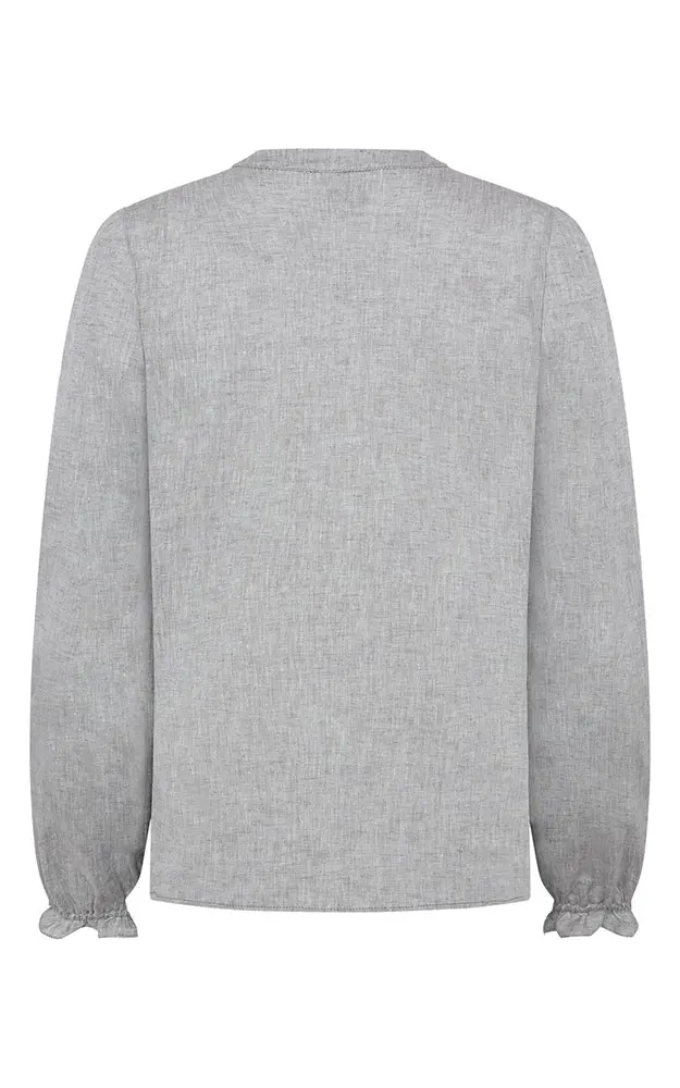 Trachtenbluse 35220, olivgrün