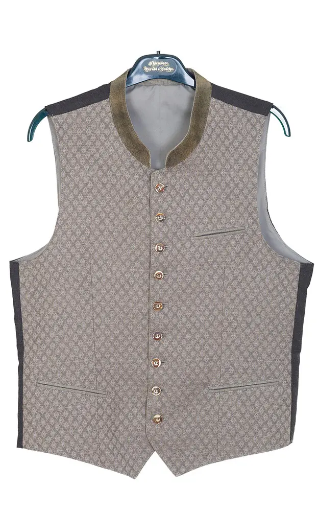 Weste Bayreuth, taupe - Slim-fit