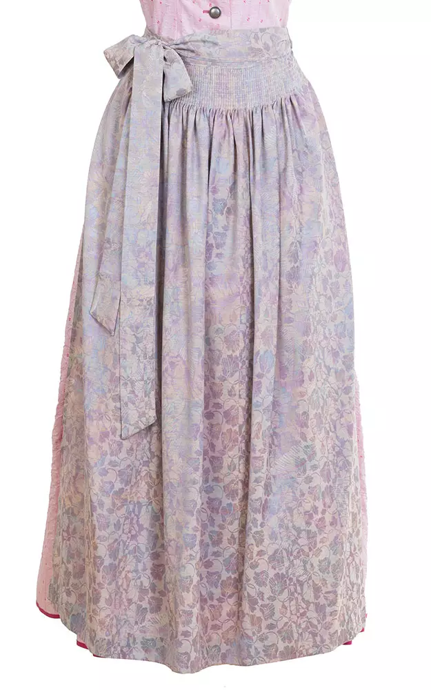 Schürze Blumen, pastellflieder