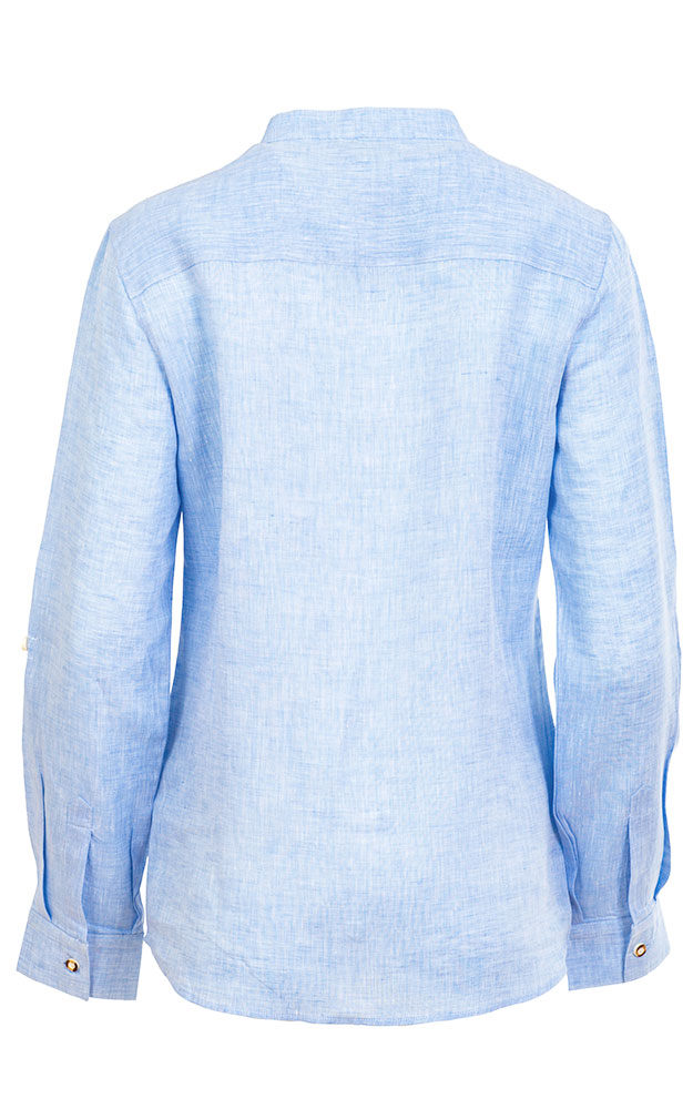 Trachtenbluse Loli, hellblau