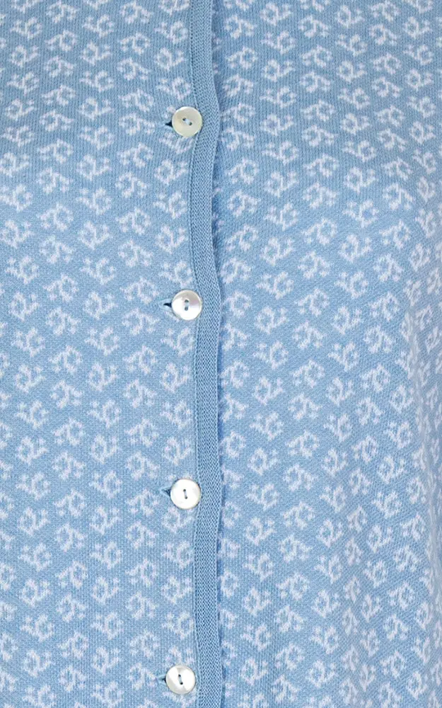 Strickjacke Kärnten, hellblau