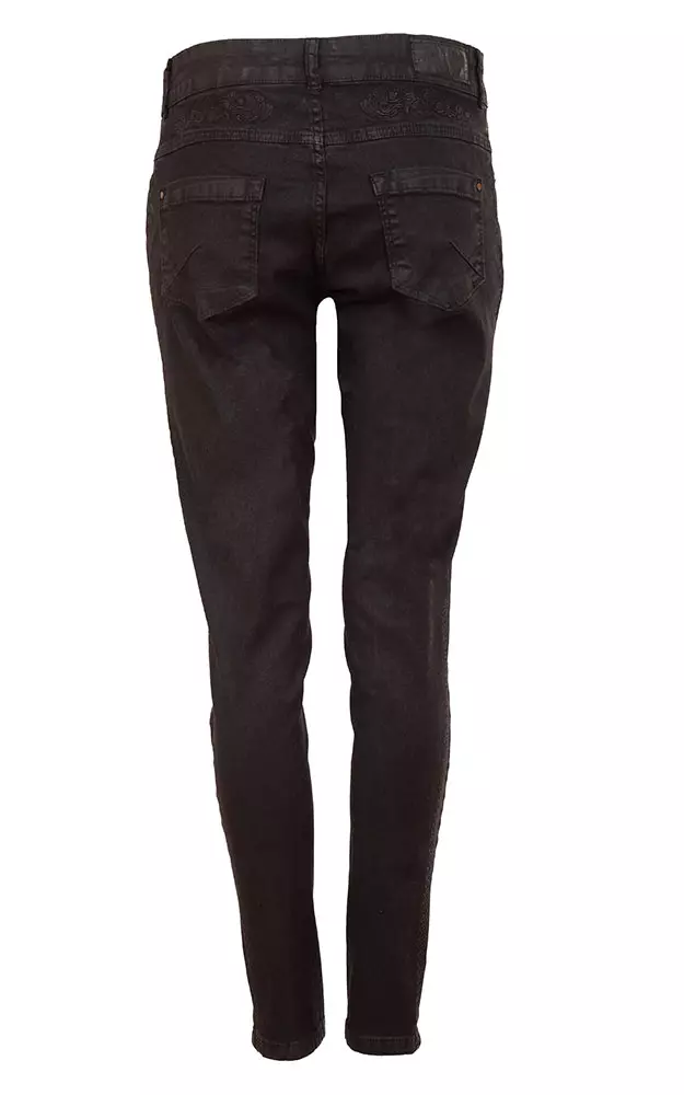 Trachtenjeans 71242, schwarz