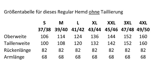 Hemd 1006 Stehkragen Riegel, weiß