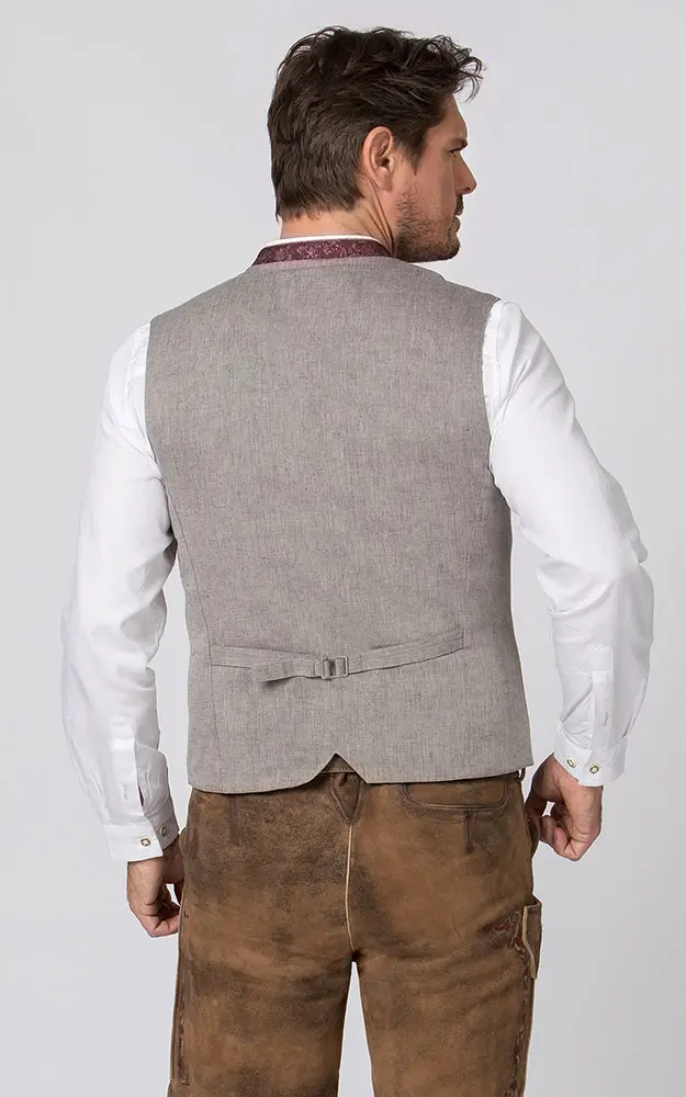 Weste Hartmut, weinrot