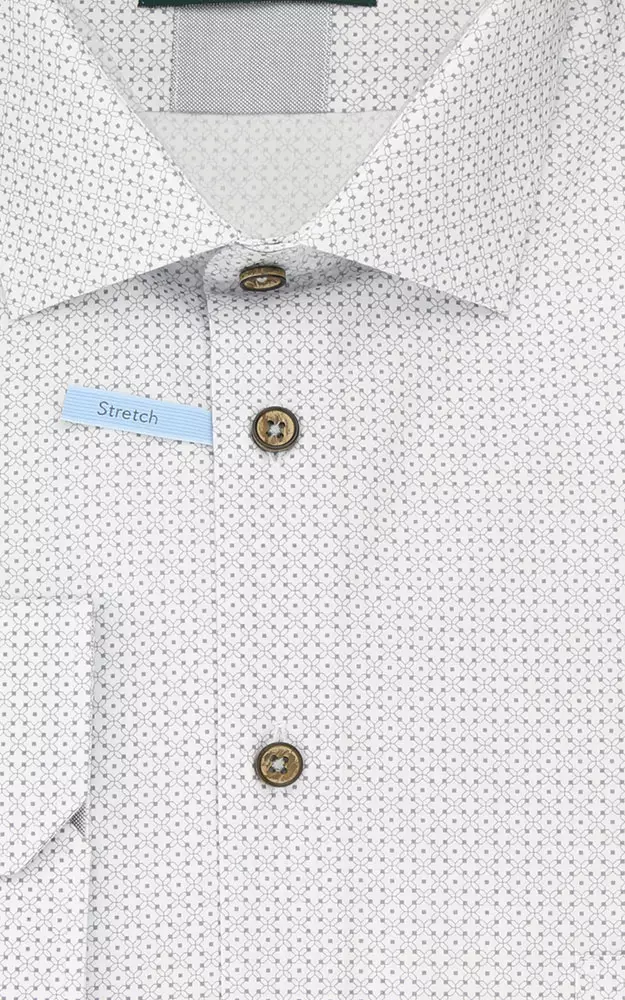 Hemd 3060 43104, grau - Slim fit