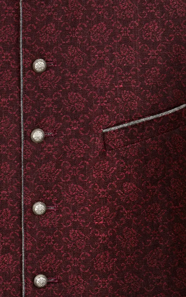 Weste Marino, weinrot