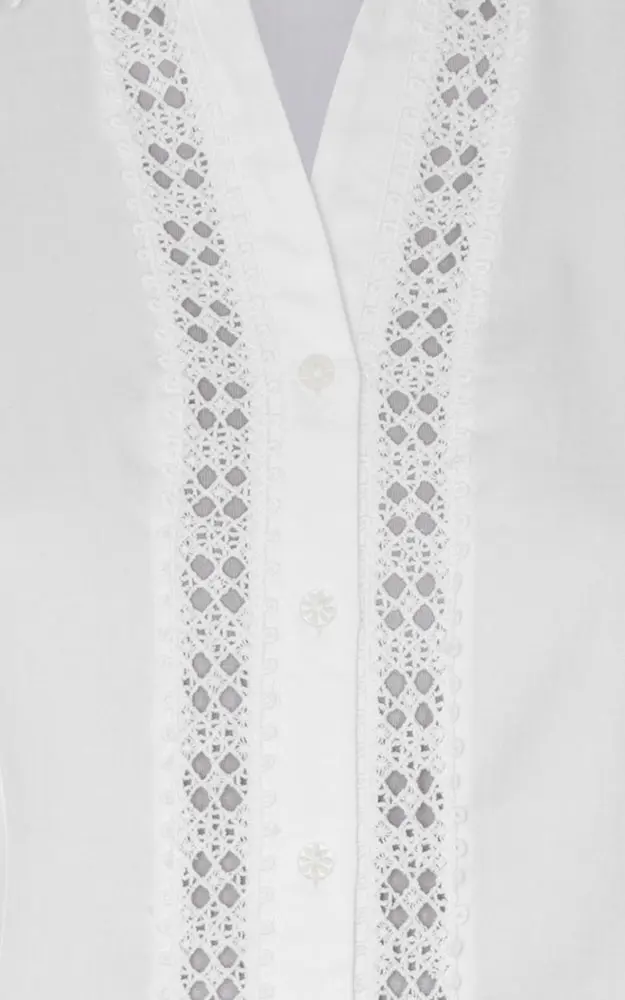 Trachtenbluse Anthea, weiß