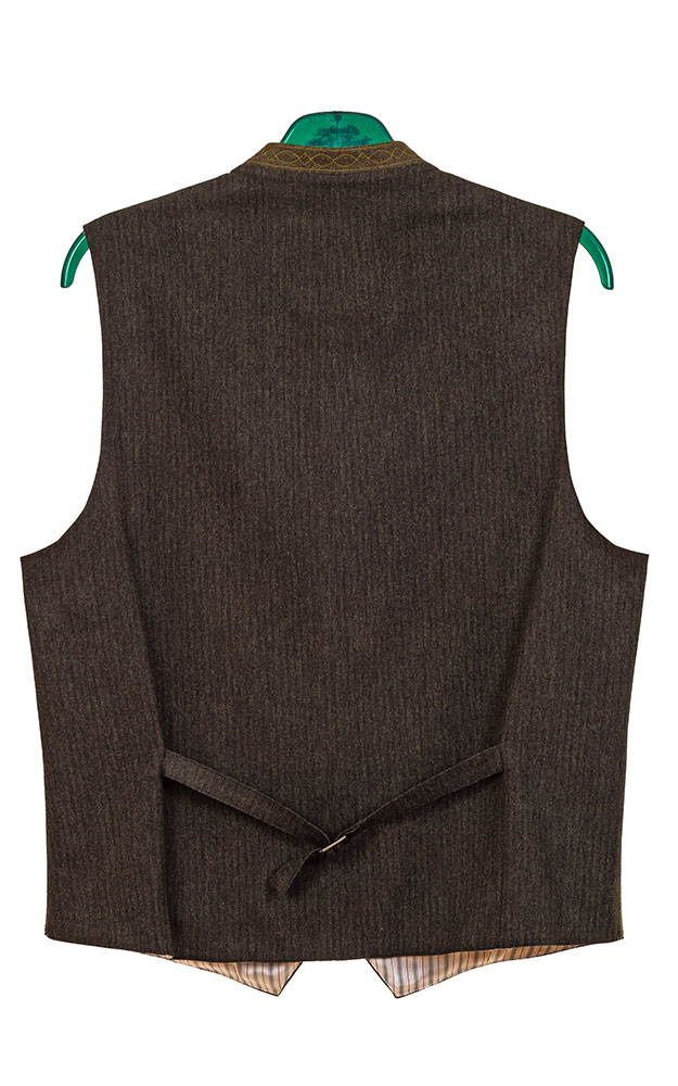 Weste Mirko, olivgrün - Stretch