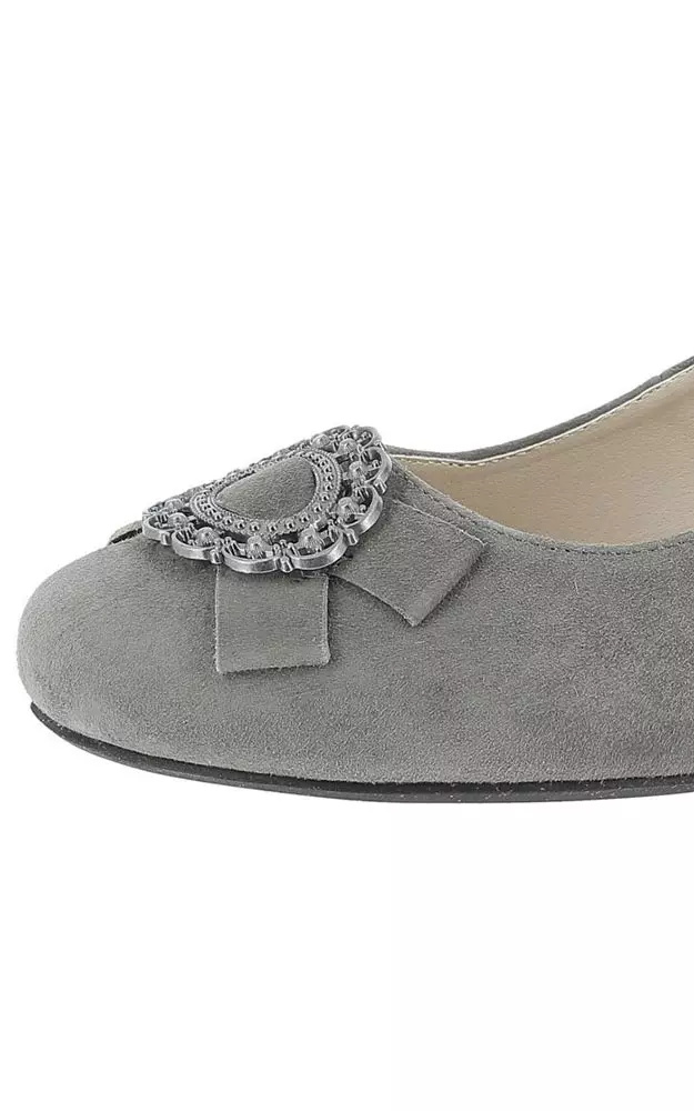 Velours-Schuhe 3000008032, anthrazit