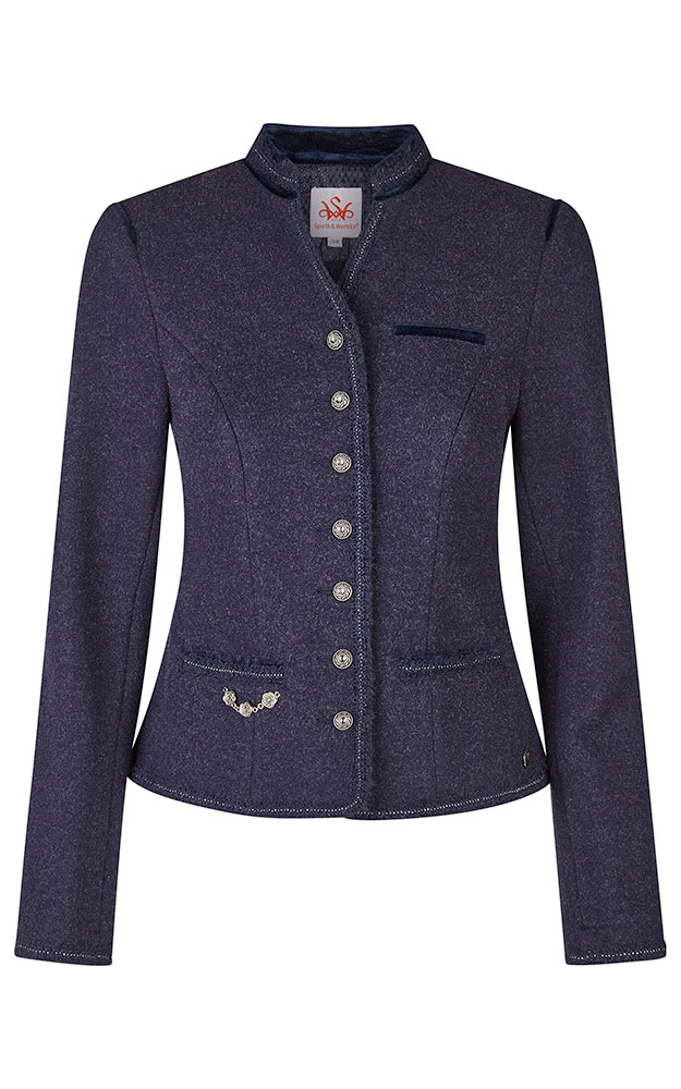 Walkjacke Klaudia, dunkelblau