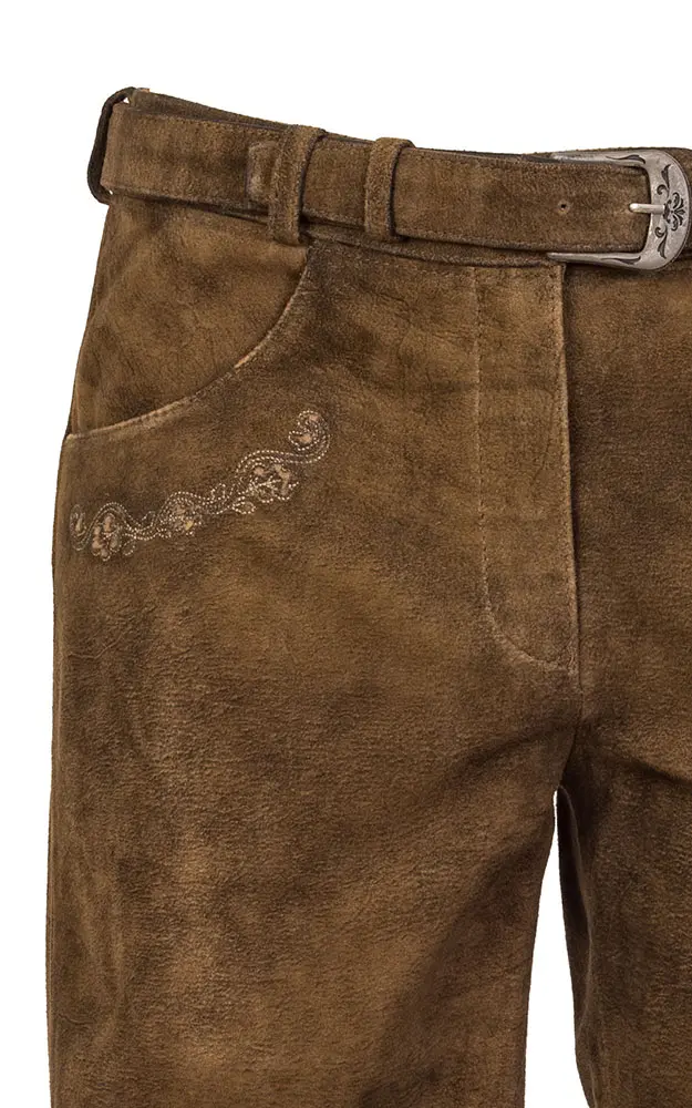 Damenlederhose Lotti, gerste