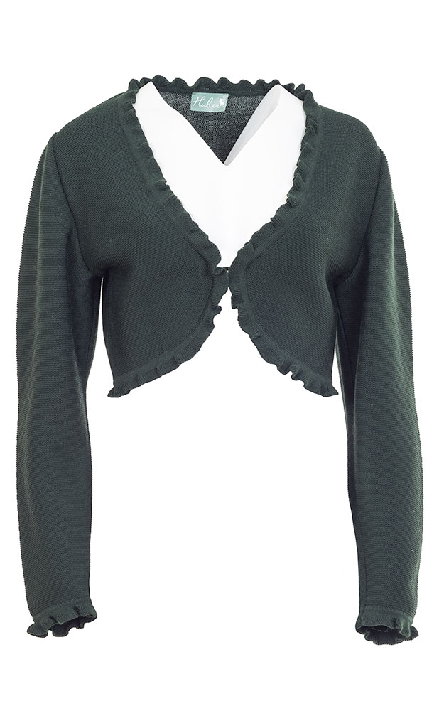 Bolero Franja, tannengrün