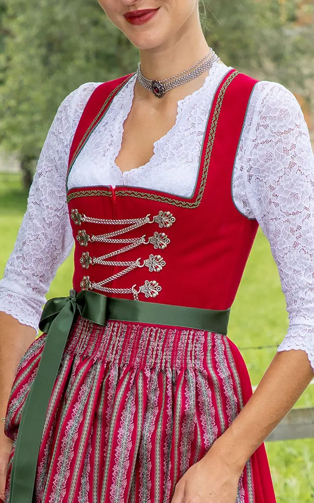Blusendirndl Rottal, mit Schürze